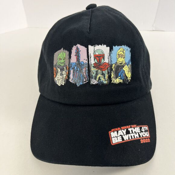 Disney Parks Cap Star Wars May the 4th Bounty Hunter Adult Baseball Hat 2022 - Picture 1 of 5